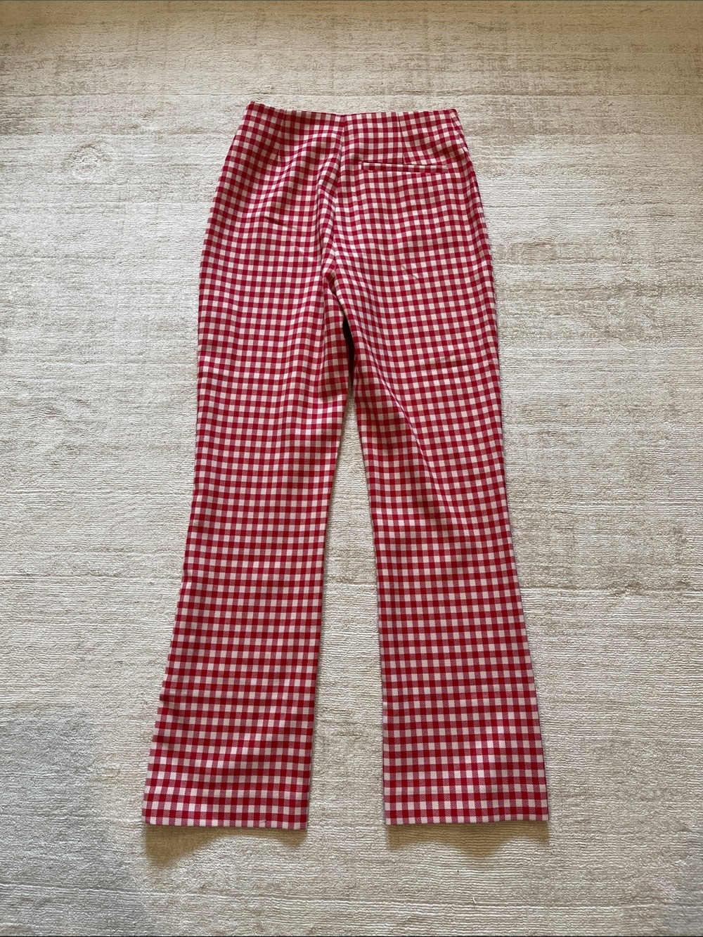 Sezane Ciara Pant - Red and White Gingham - Picture 5 of 6